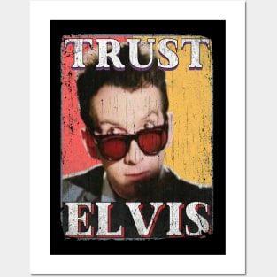 Elvis Costello Vintage 1954 // My Aim is True Original FAn Design Artwork Posters and Art